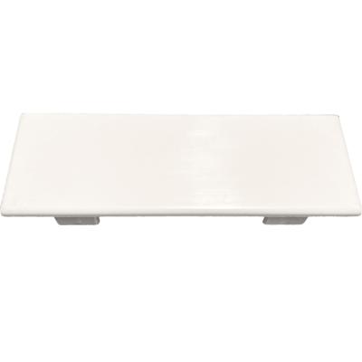 Embout plat PVC pour lisse R1 80x28 mm