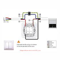 Bouton Inverseur PM3 à encastrer