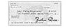 Paiement par chèque
