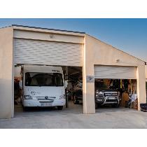 Porte de Garage Enroulable Motorisée aluminium lames 77