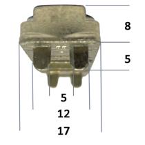 Entrebailleur pivotant Gauche / Droite pour fenêtre PVC