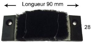 Sourcing Map Porte Fenêtre Bande Joint Brosse étan