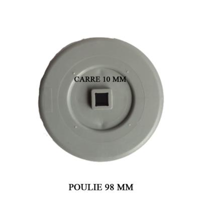 Poulie 98 mm pour sangle volet roulant