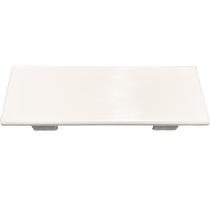 Embout plat PVC pour lisse R1 80x28 mm