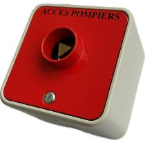 Contacteur à clé accès Pompier