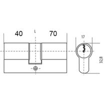 Cylindre de serrure sécurisé pour Porte d'entrée