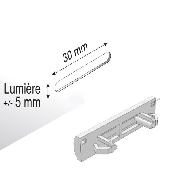 Cache de trou de drainage pour baie coulissante Aluminium