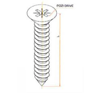 Vis FZ Inox 4,8 x 32 mm