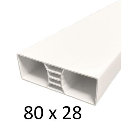 Lisse PVC R1 80x28 pour clôture et portail