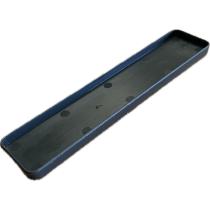 Embout plat PVC pour lisse 130x26 mm