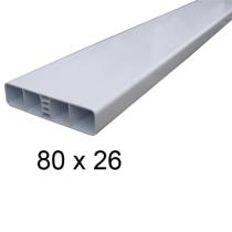 Lisse PVC 80x26 pour clôture et portail