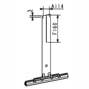 Attache tablier volet roulant SOUPLE à CLIPPER ZF