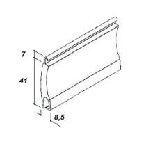 Lames Aluminium de Volet roulant 41x8 mm