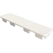 Embout plat PVC pour lisse R1 120x28 mm