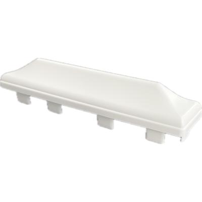 Chapeau pointe pour lisse de clôture R1 120x28 mm