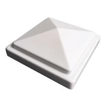 Grand Chapeau pyramide pour pilier PVC 200x200 de portail