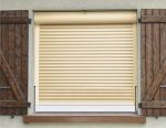 VR reno pvc41 1/4 rond Ch.doré Tablier Beige manuel